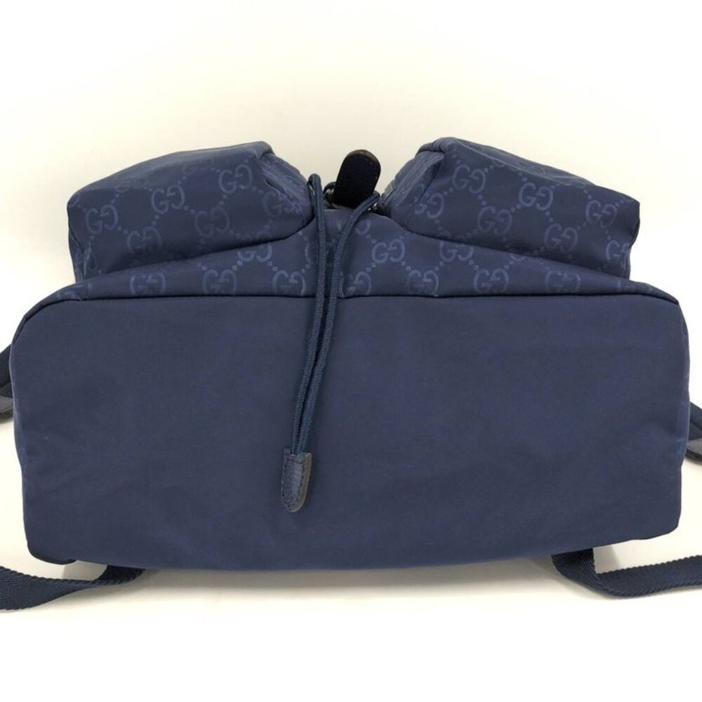 Gucci Backpack Backpack Nylon Blue - image 5